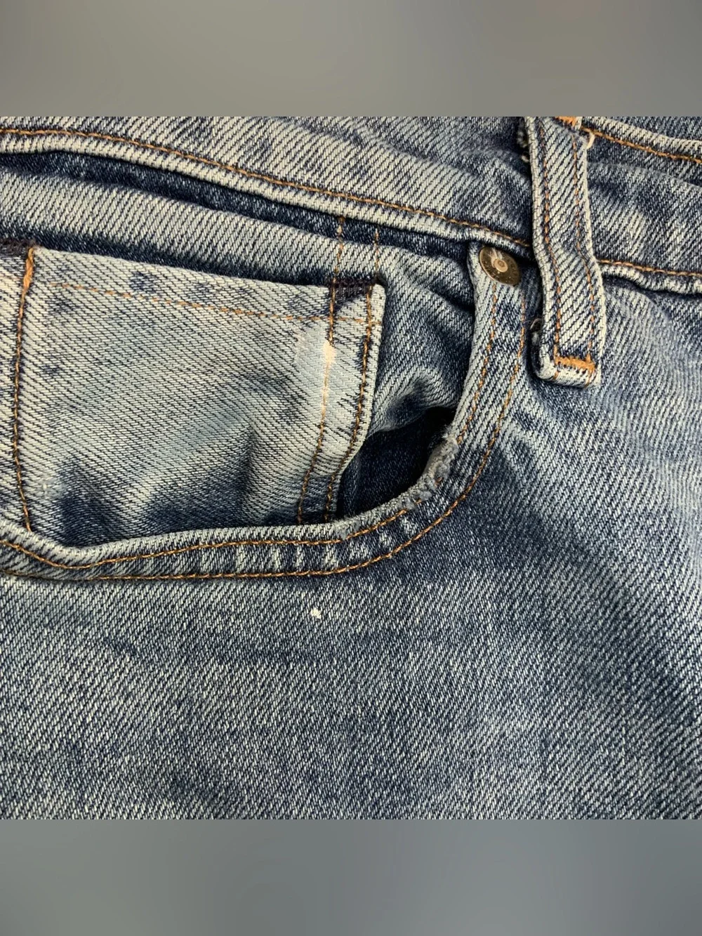 Levi's Made & Crafted 502 Jeans Sz 29x34 Regular Taper Selvedge Italian Denim